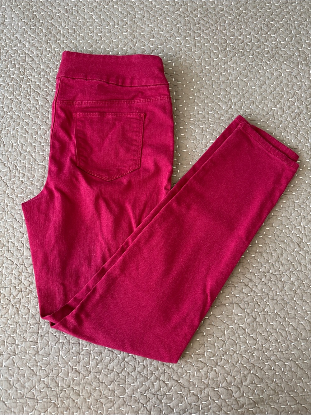 Chico's Bright Magenta Stretch Jeggings (10)